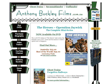 Tablet Screenshot of anthonybuckleyfilms.com